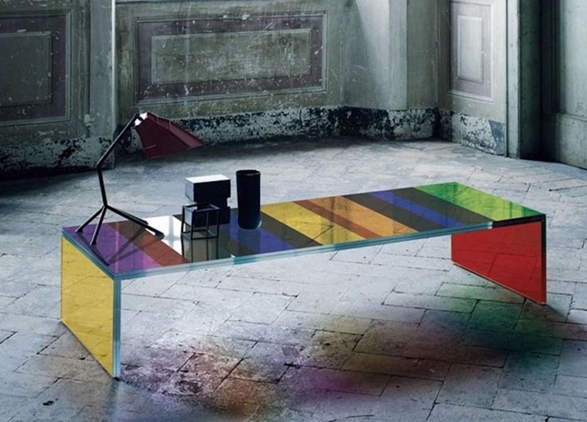 Glas Italia Dark Side of the Moon Coffee Table