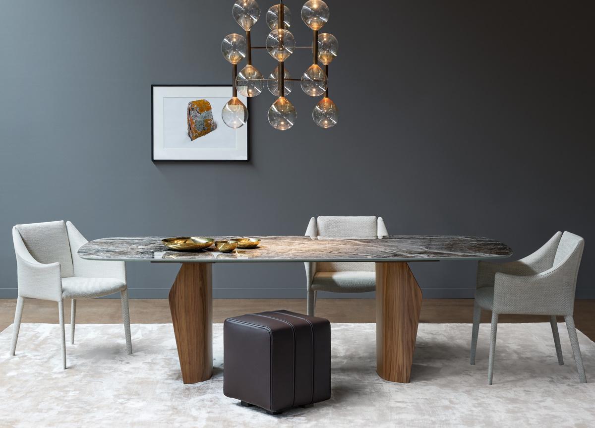 Bonaldo Flame Dining Table in Ceramic