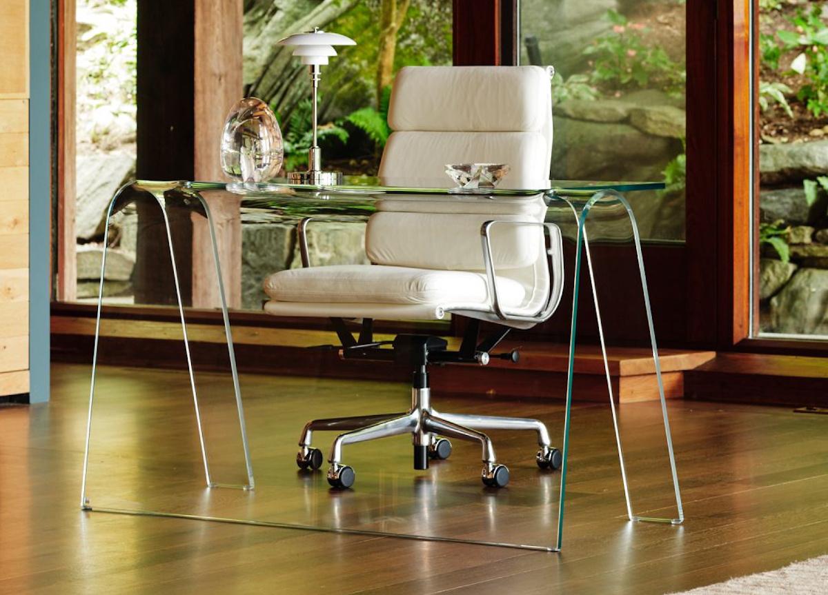 Glas Italia Folio Glass Desk