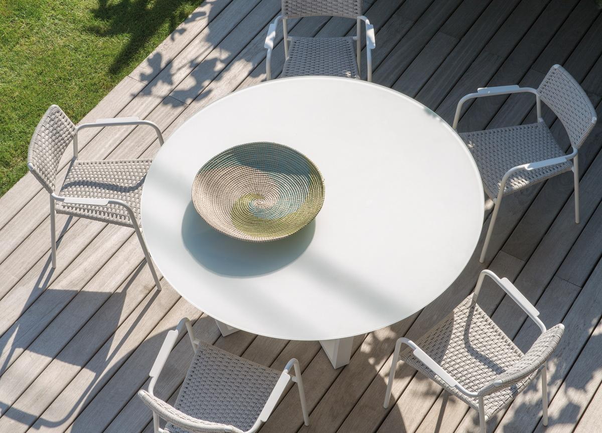 Manutti Fuse Ceramic Round Garden Table - Now Discontinued