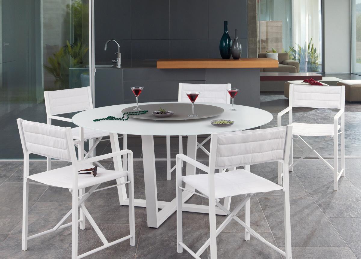 Manutti Fuse Ceramic Round Garden Table