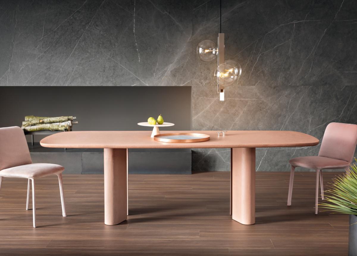 Bonaldo Geometric Dining Table in Clay