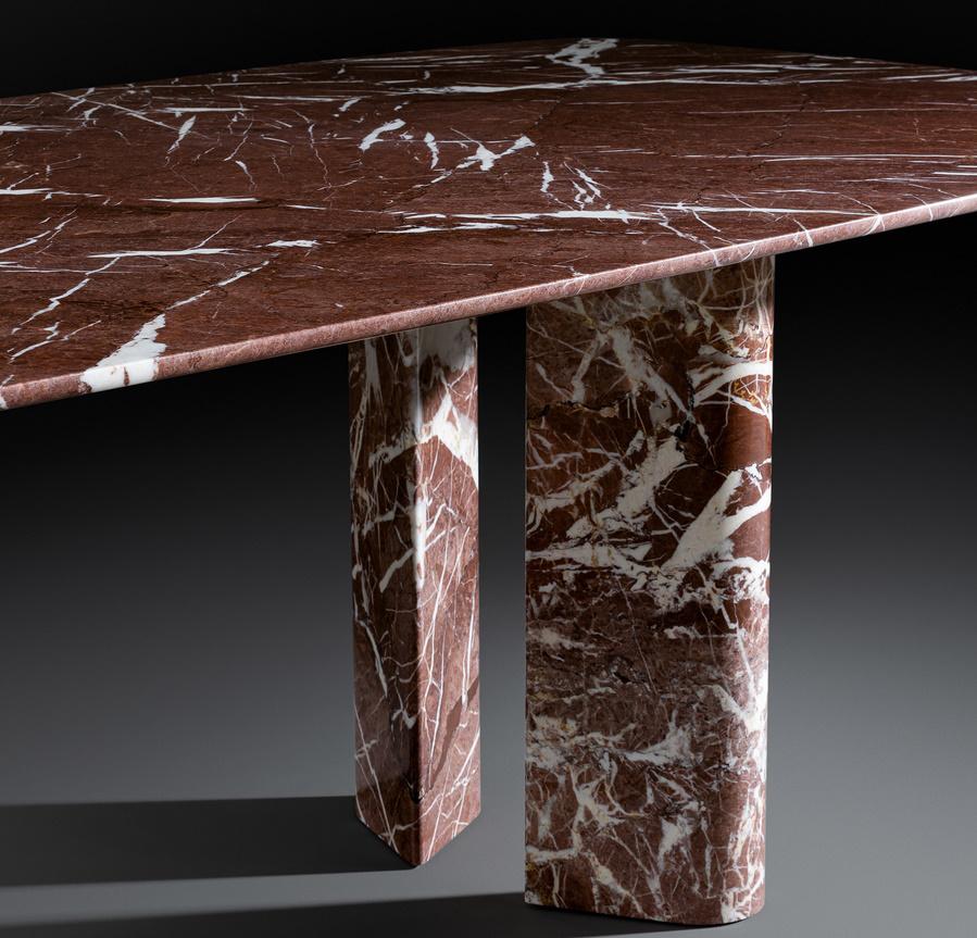 Bonaldo Geometric Dining Table in Marble