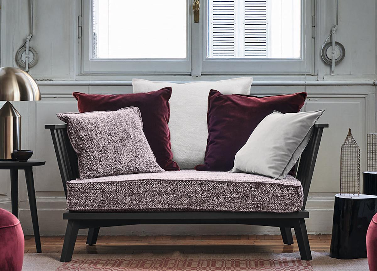 Gervasoni Gray Loveseat Armchair