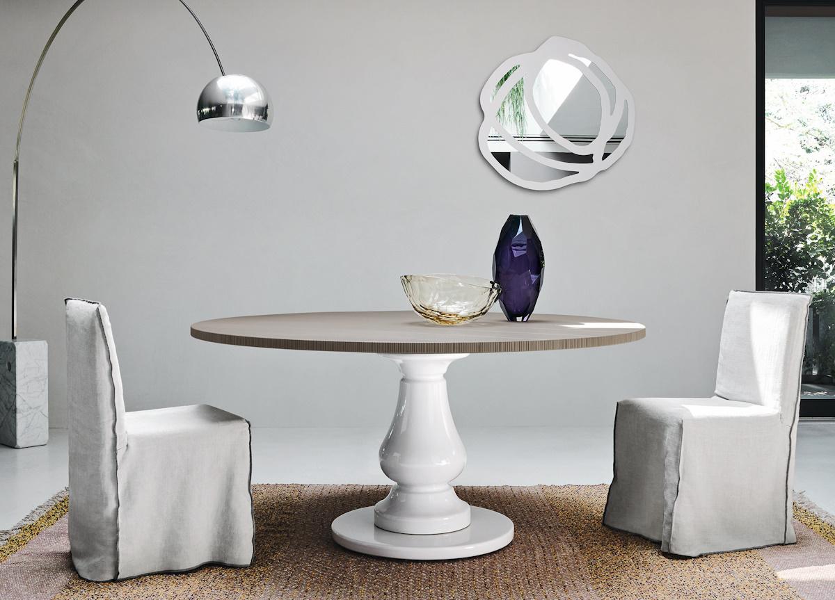 Gervasoni Gray Round Dining Table