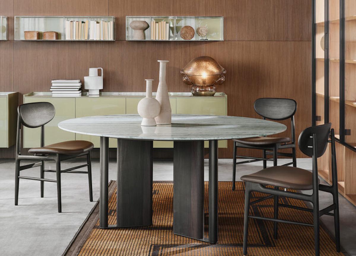 Lema In Between Round Dining Table