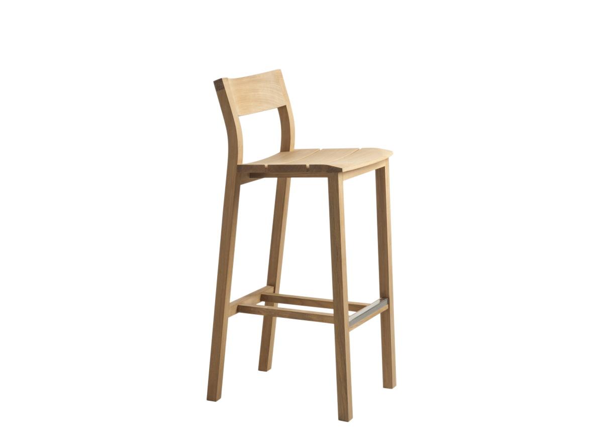 Tribu Kos Teak Garden Bar Stool