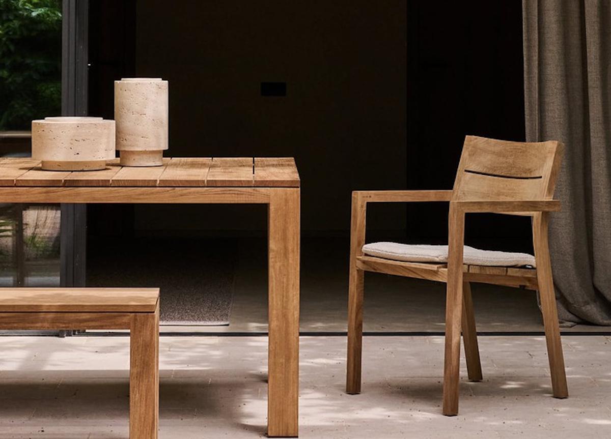 Tribu Kos Teak Garden Dining Chair