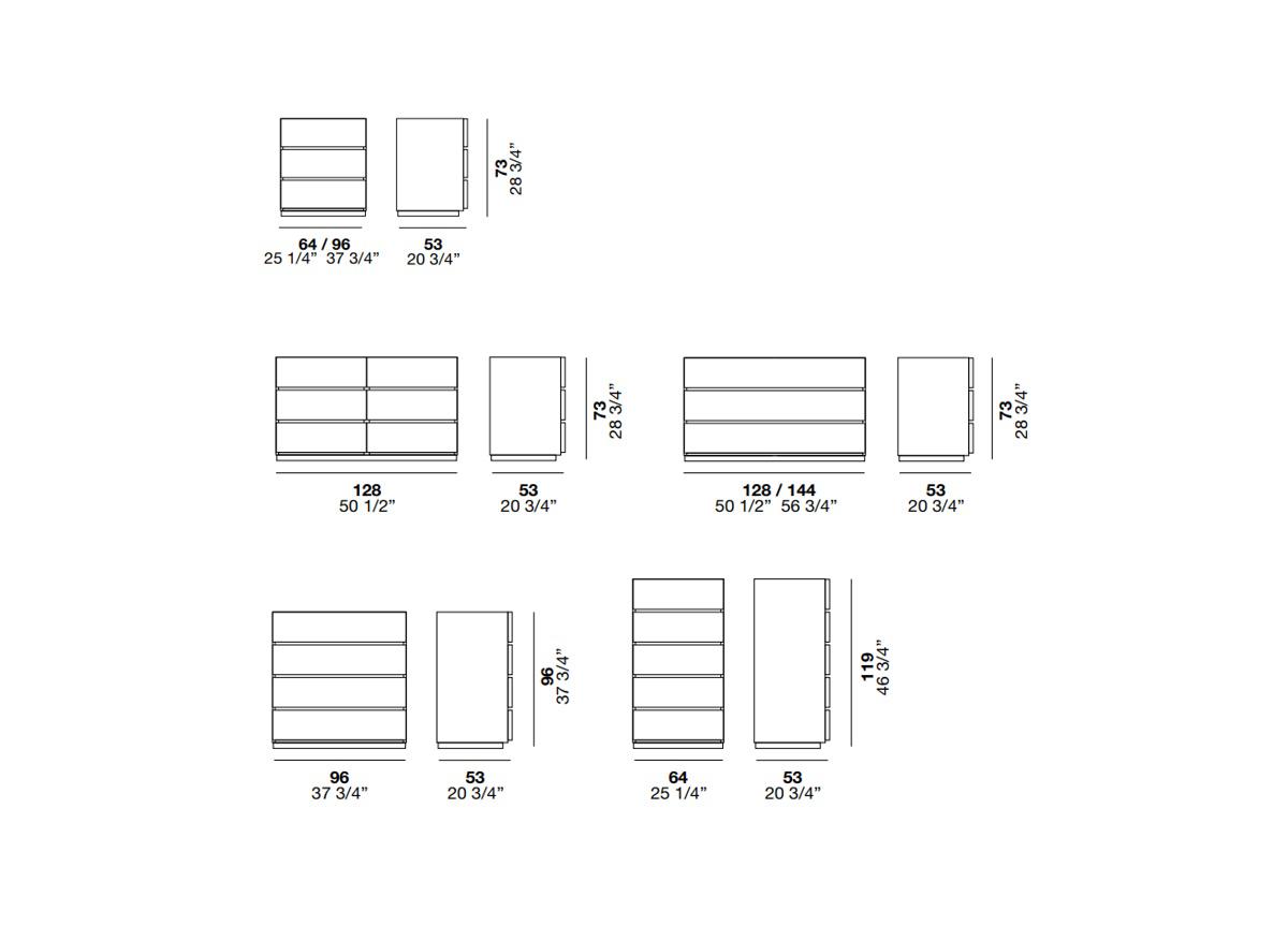 DaFre Linea Chest of Drawers - Now Discontinued