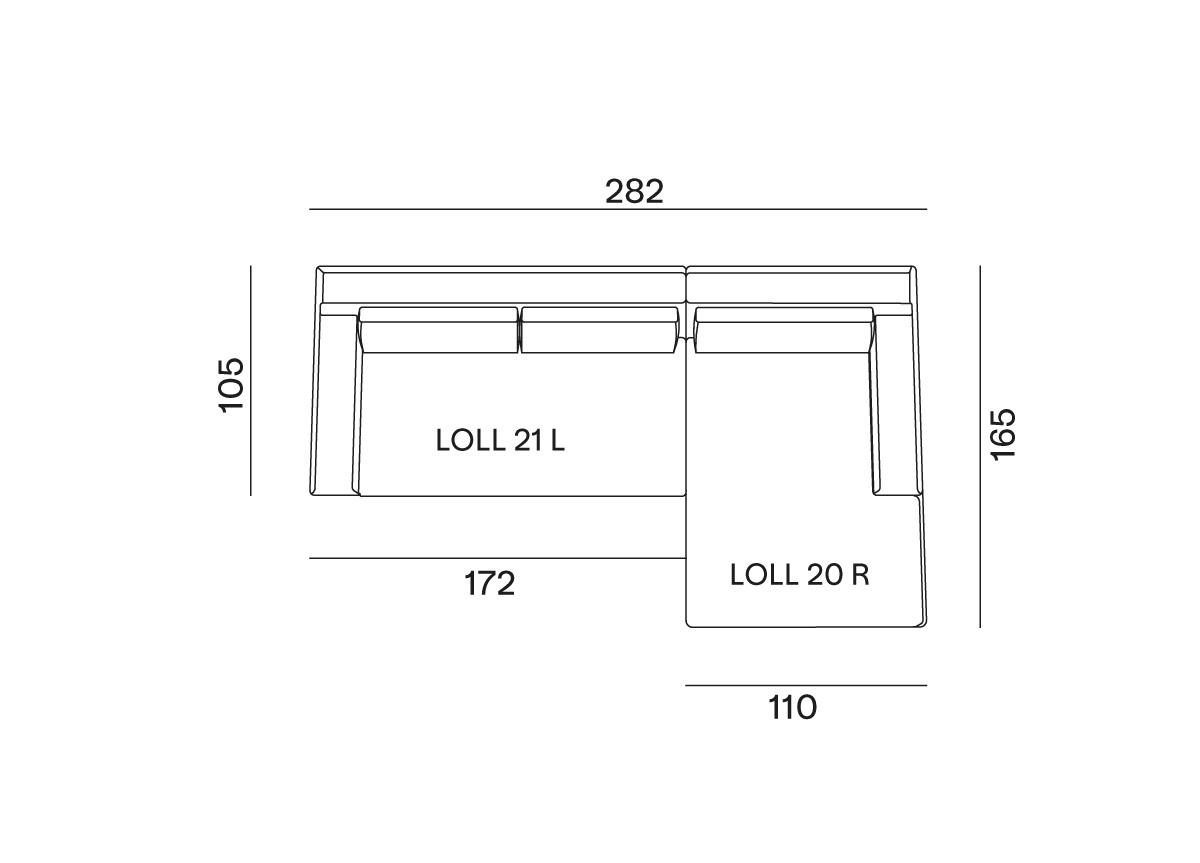 Gervasoni Loll Modular Sofa