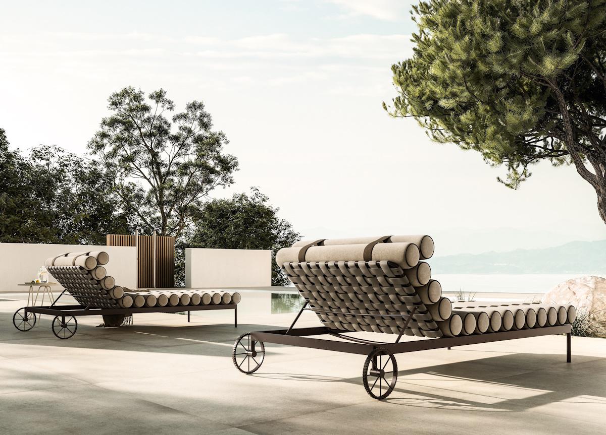 Pianca Levante Out Sun Lounger Super