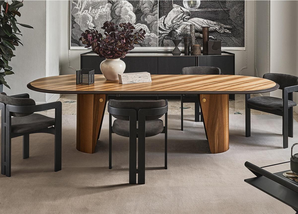 Gallotti & Radice Manto Oval Dining Table