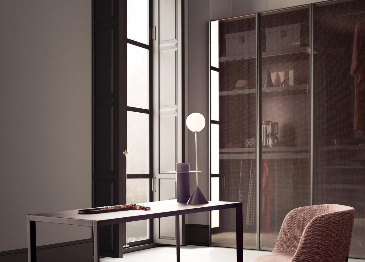 Pianca Milano Glass Door Wardrobe