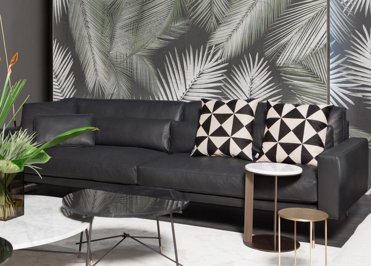 Vibieffe Modern Sofa with Wide Arms