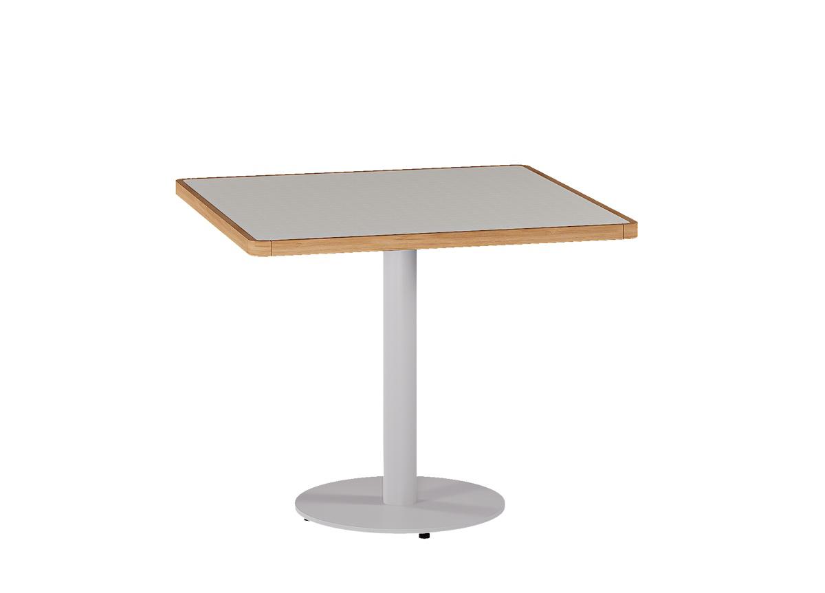 Manutti Napoli Square Bistro Table With Teak Border