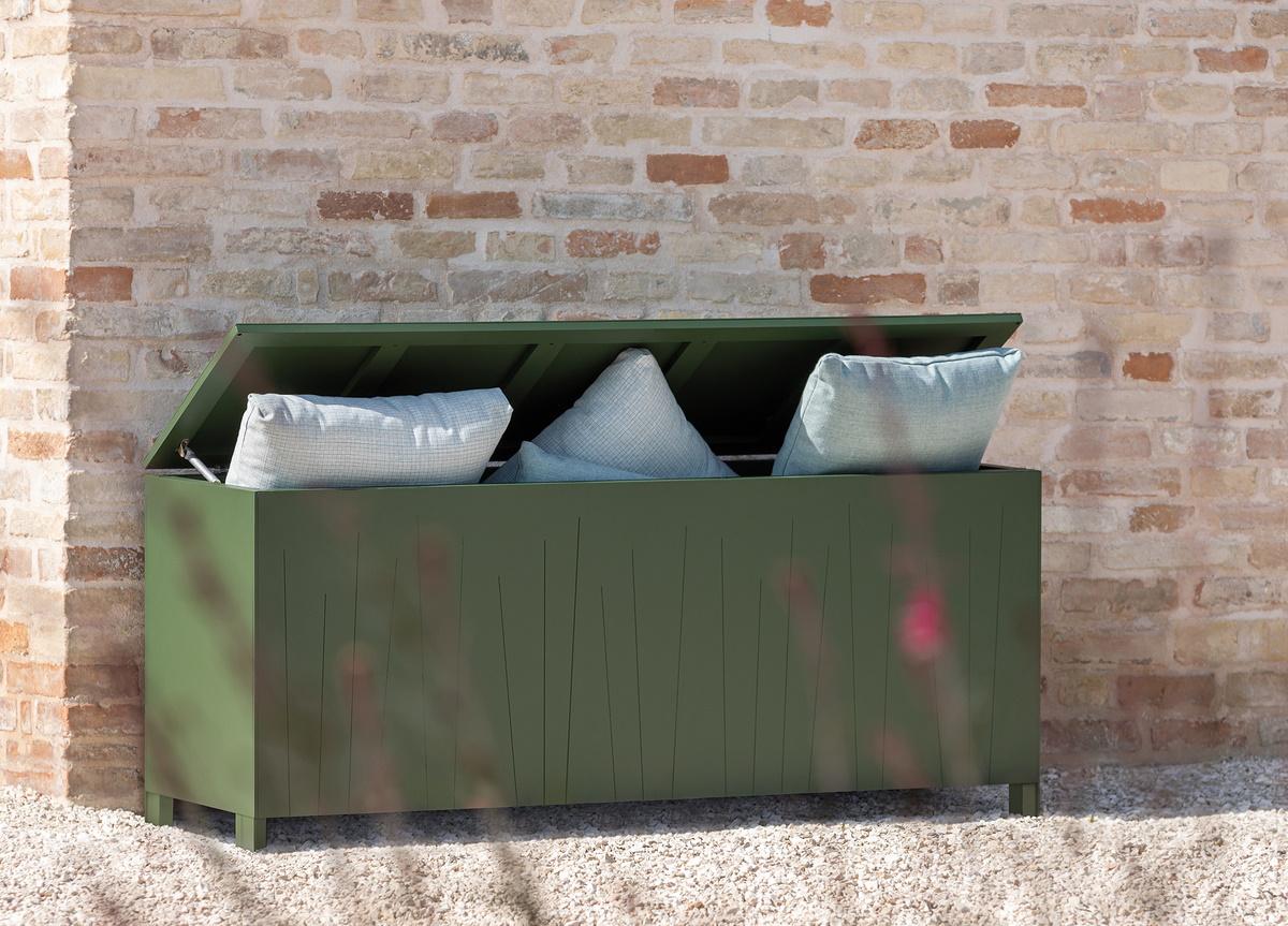 Ninfea Garden Storage Box/Bench Contemporary Garden Furniture At Go Modern London