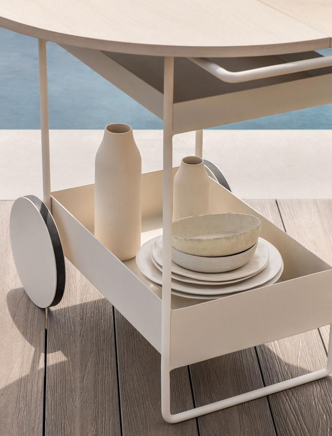 Ninfea Garden Serving Trolley