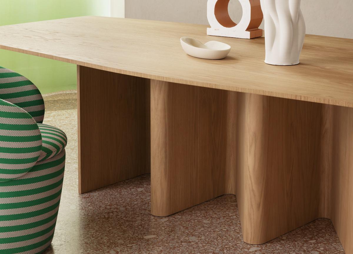Miniforms Nami Barrel Top Dining Table