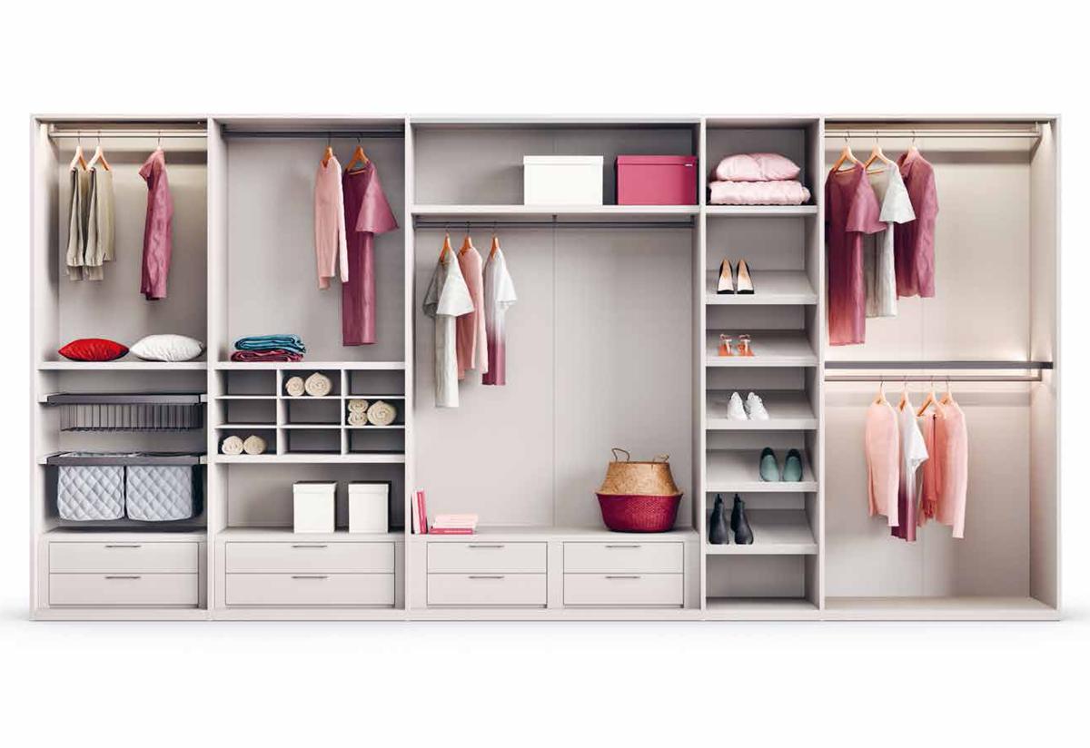 Offset Sliding Door Wardrobe With Mirror Inserts