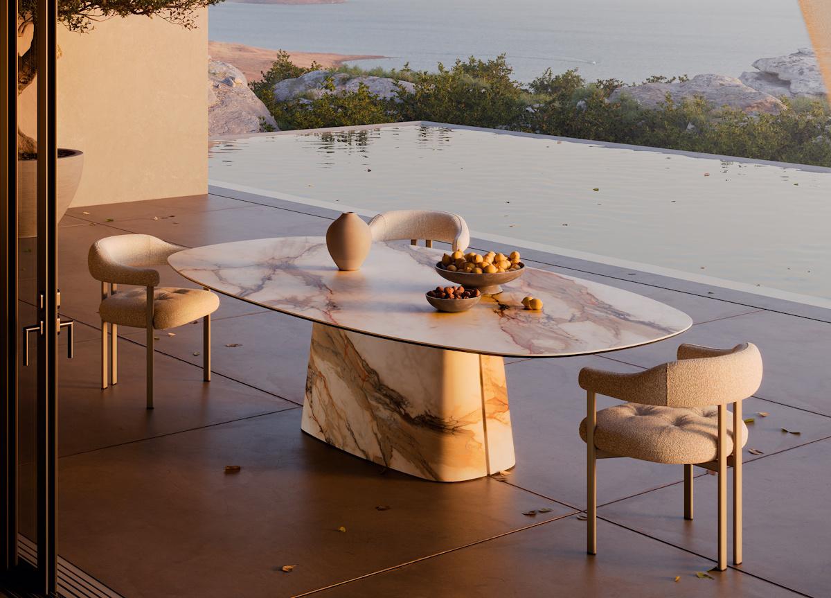 Cattelan Italia Napoleon Keramik Outdoor Dining Table