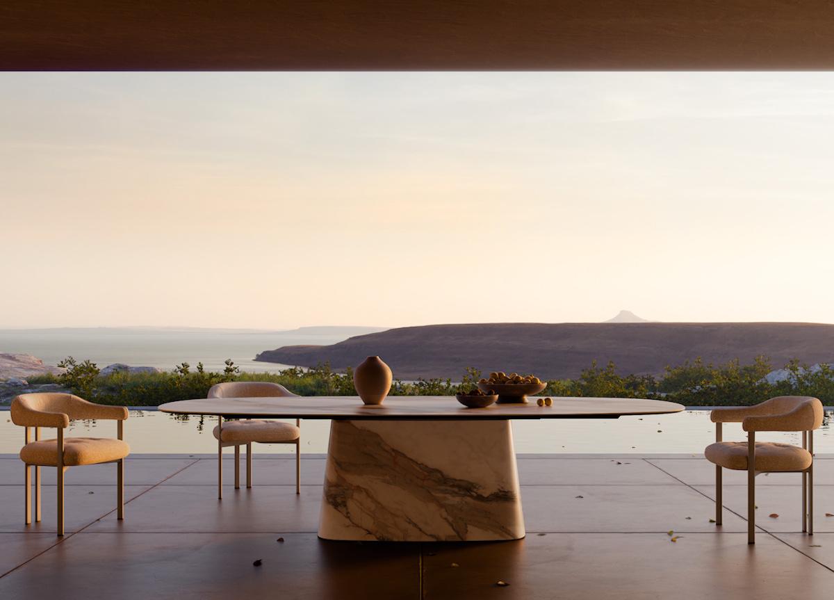 Cattelan Italia Napoleon Keramik Outdoor Dining Table