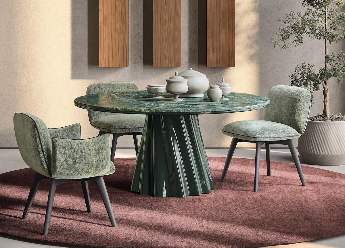 Pianca Onda Round Dining Table