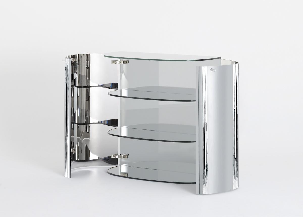 Glas Italia Oltrapo Glass Cabinet