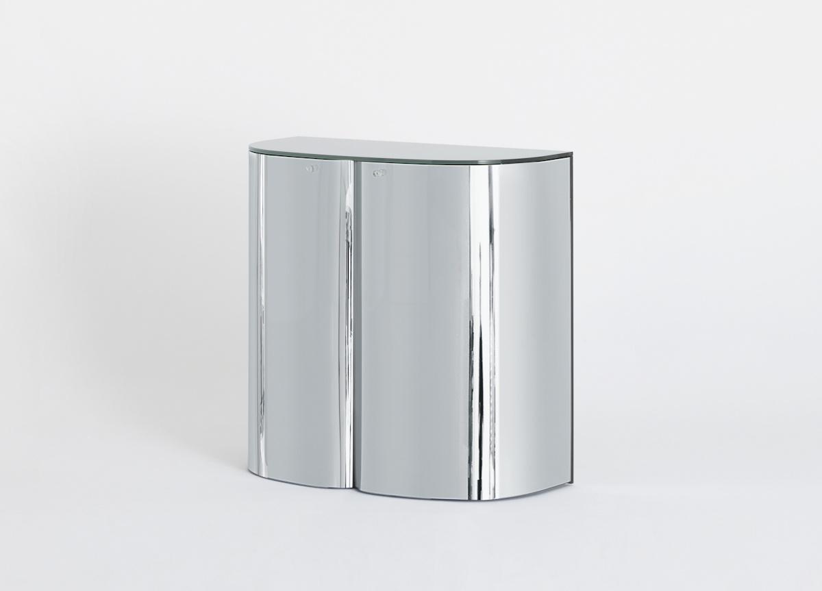 Glas Italia Oltrapo Glass Cabinet