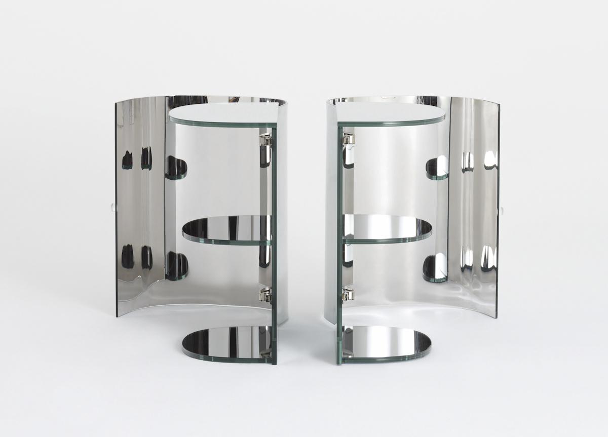 Glas Italia Oltrapo Glass Cabinet
