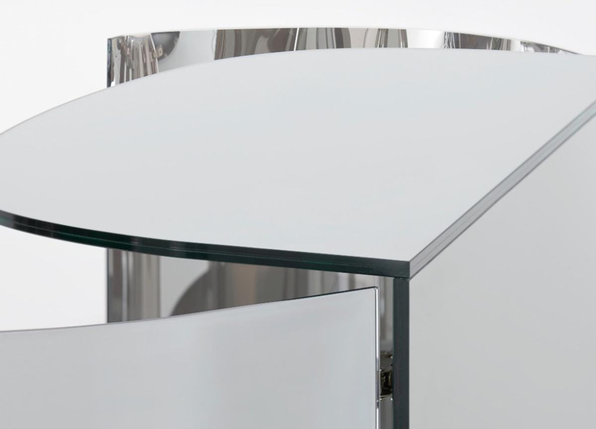 Glas Italia Oltrapo Glass Cabinet