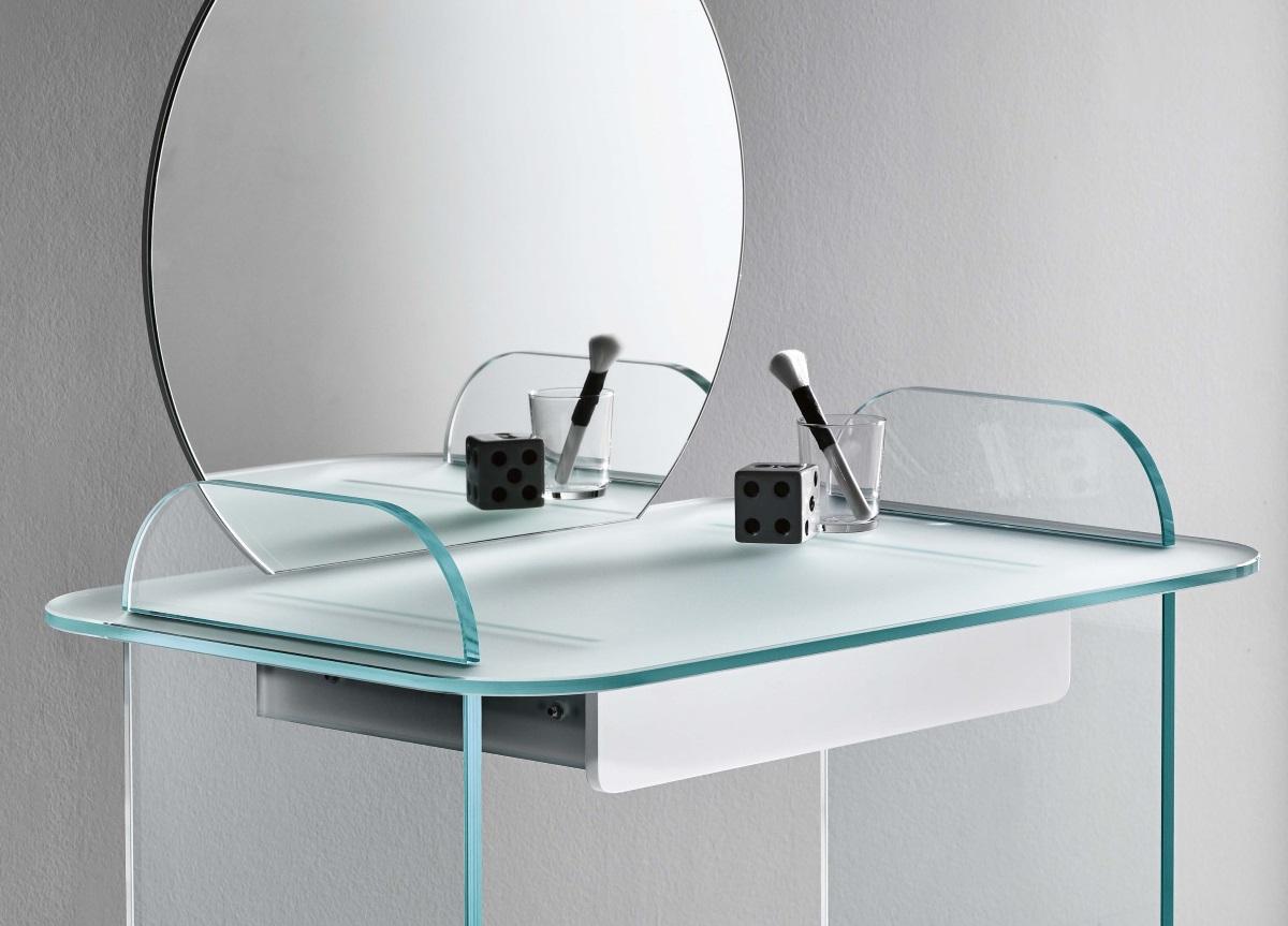 Tonelli Opalina Glass Dressing Table