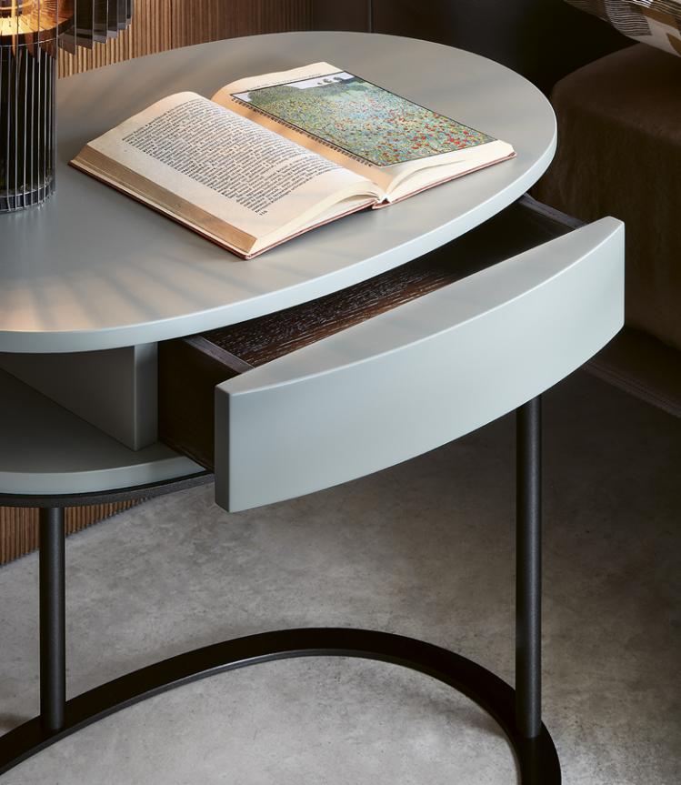 Lema Ortis Side Table with Drawer