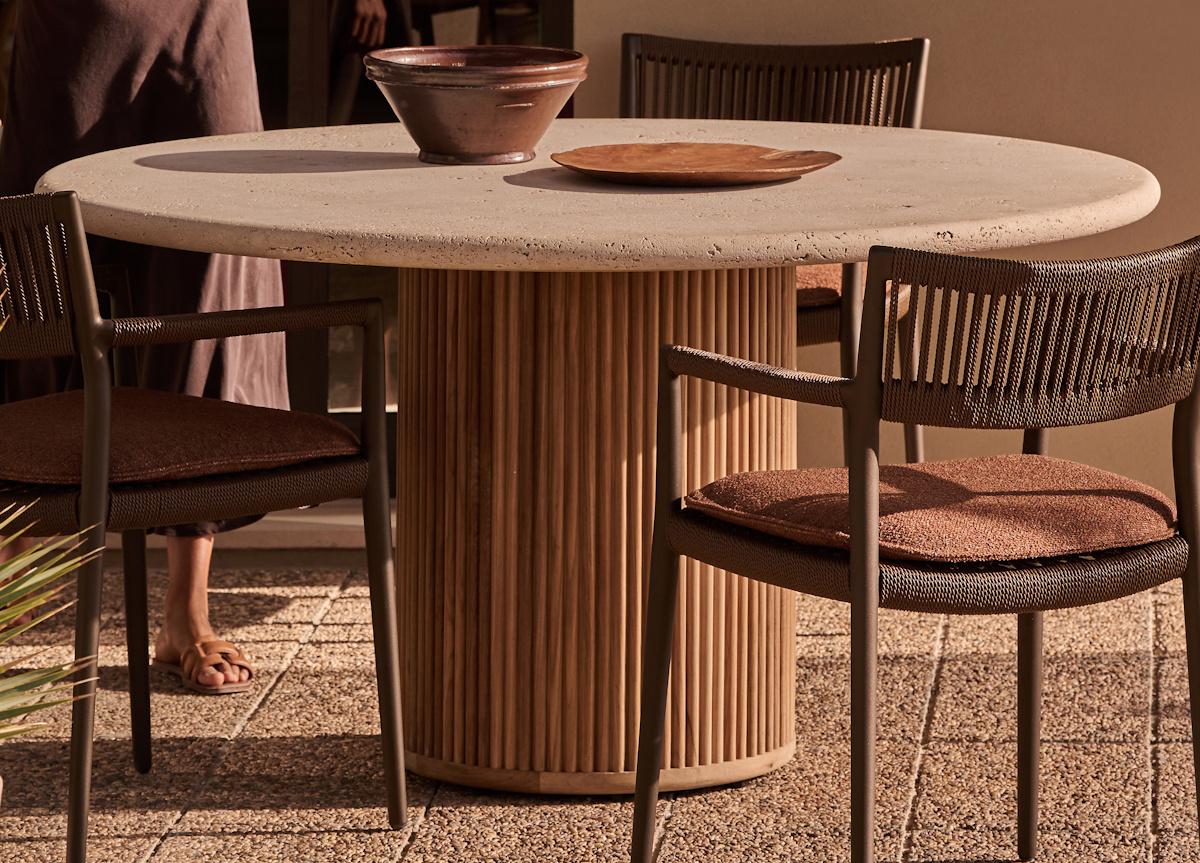 Tribu Otto Round Garden Dining Table
