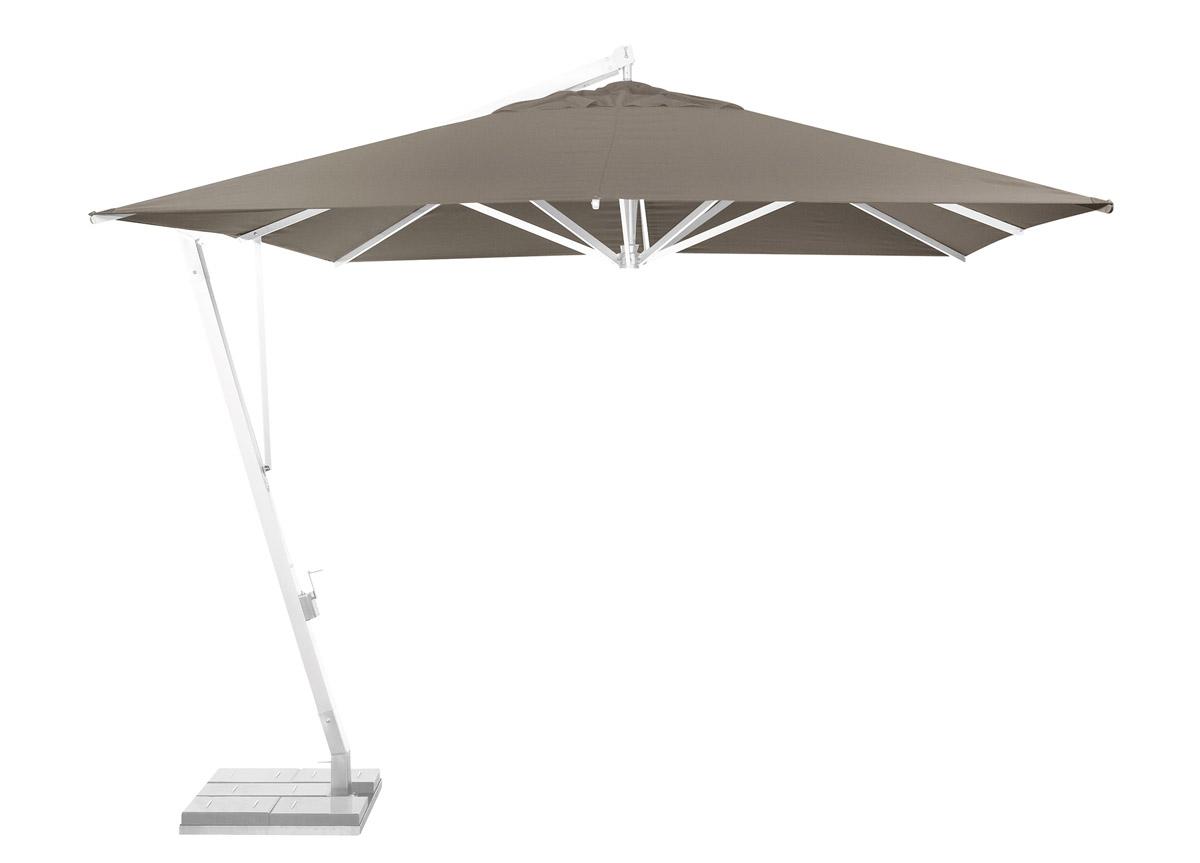 Manutti Square Side Arm Parasol (White Pole) - NOW DISCONTINUED