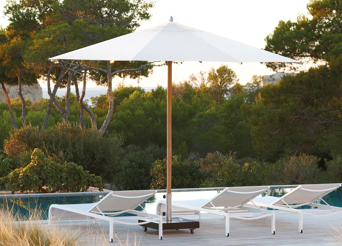 Manutti Teak Garden Parasol