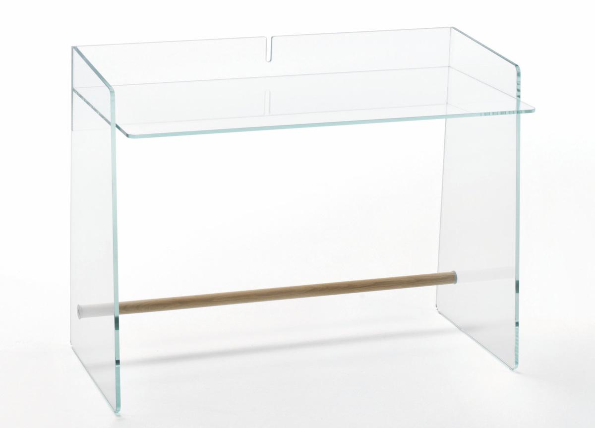 Glas Italia Pirandello Glass Desk