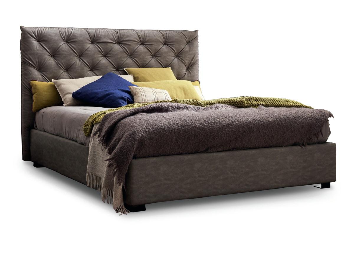 Plush Upholstered Bed