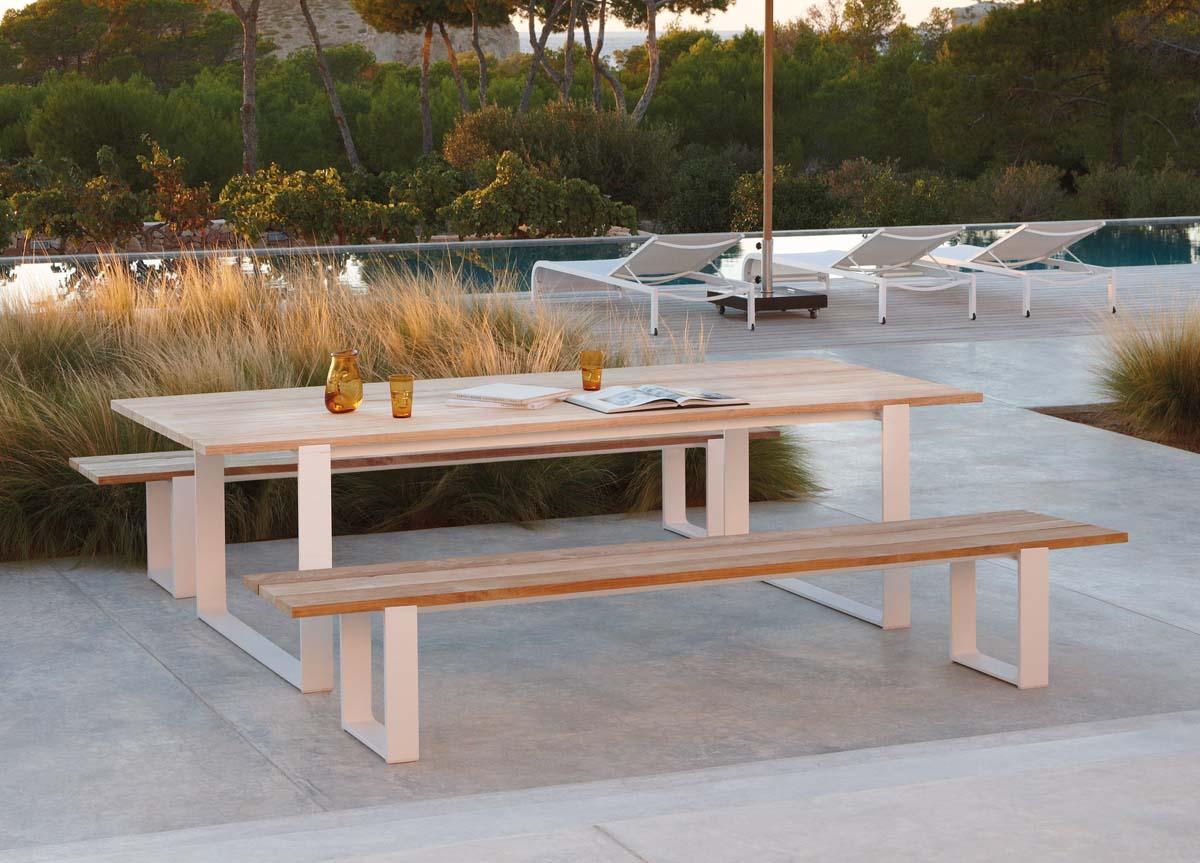 Manutti Prato Teak Garden Bench