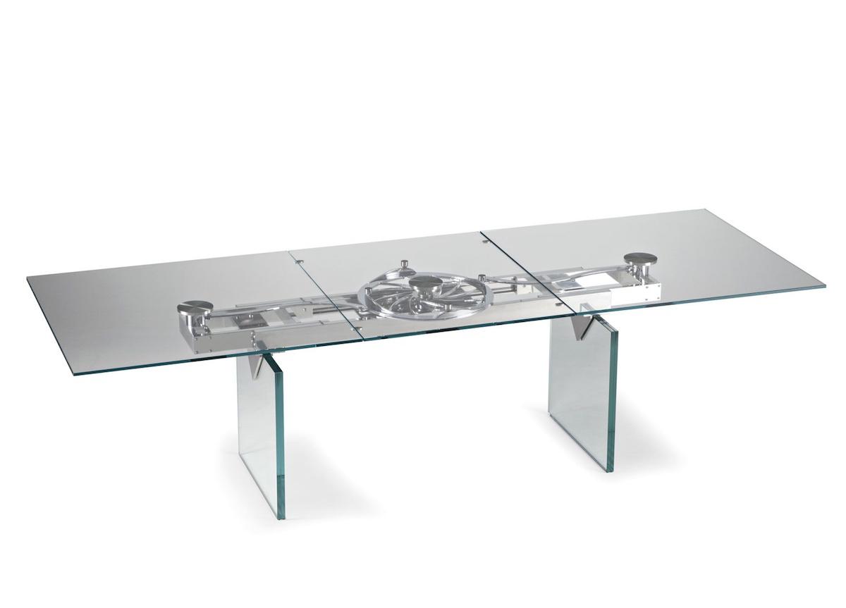 Naos Quasar Extending Dining Table (Glass Or Ceramic Legs)