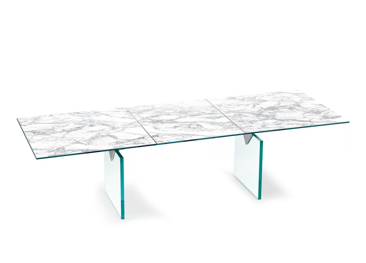 Naos Quasar Extending Dining Table (Glass Or Ceramic Legs)