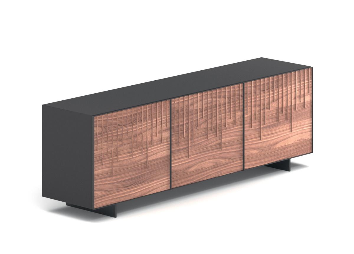 Ozzio Rain Wood Sideboard