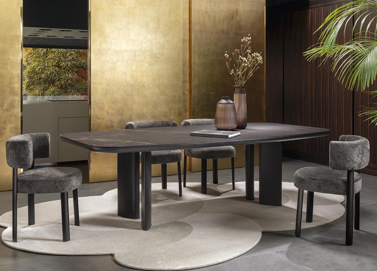 Calligaris Sandy Dining Table with Bevelled Ceramic Top