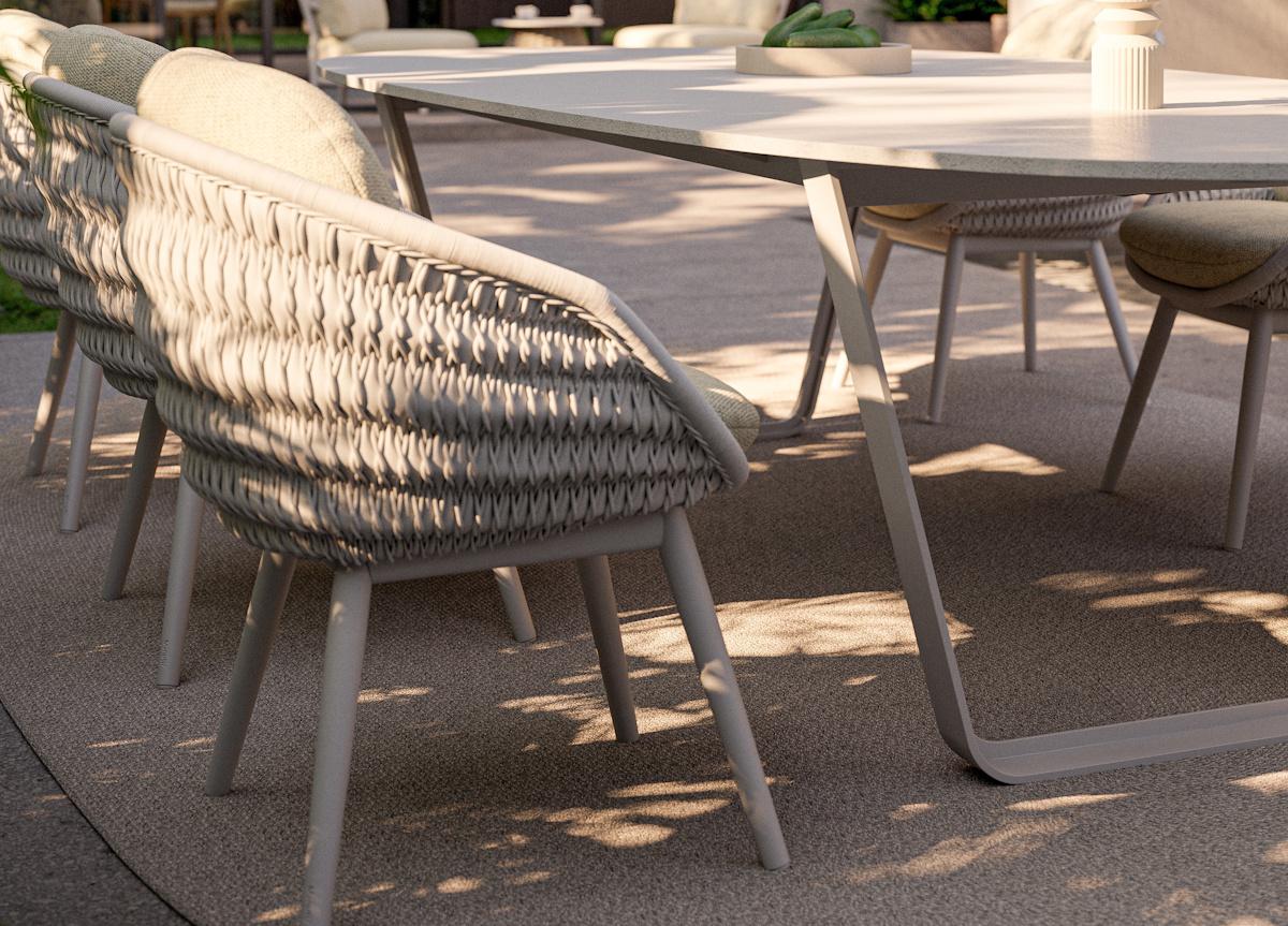 Manutti Sandua Alu Garden Dining Chair