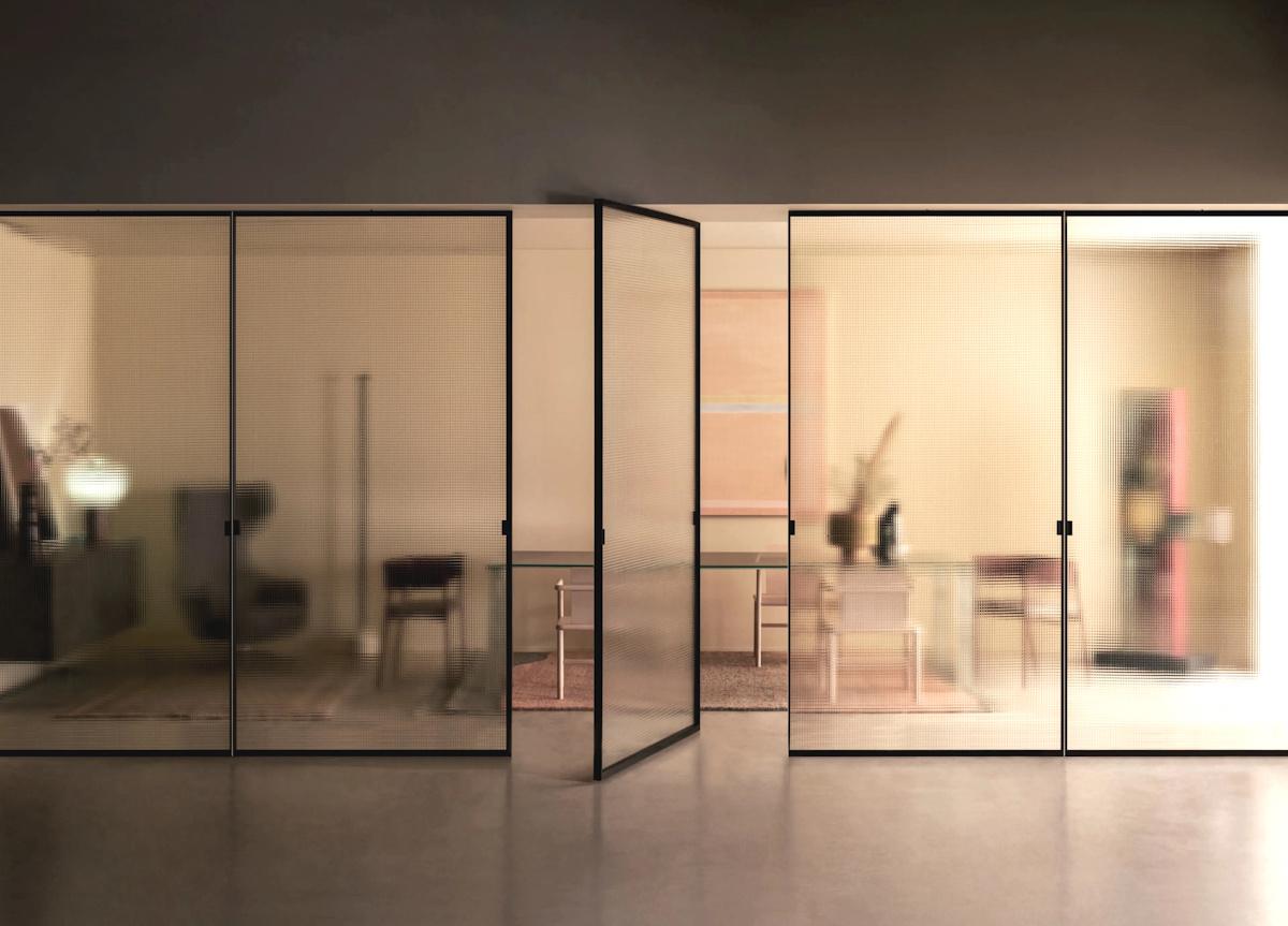 Glas Italia Sherazade Spin Revolving Glass Doors