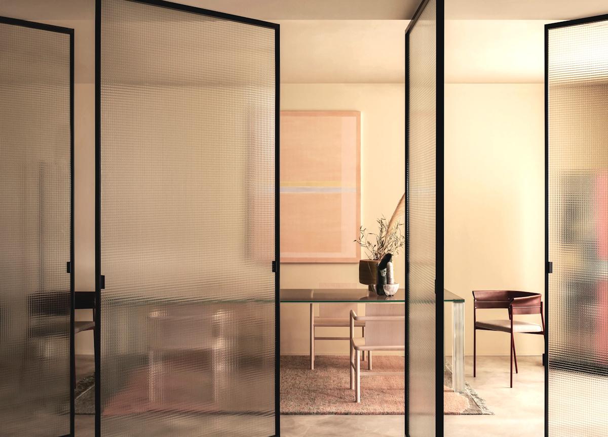 Glas Italia Sherazade Spin Revolving Glass Doors