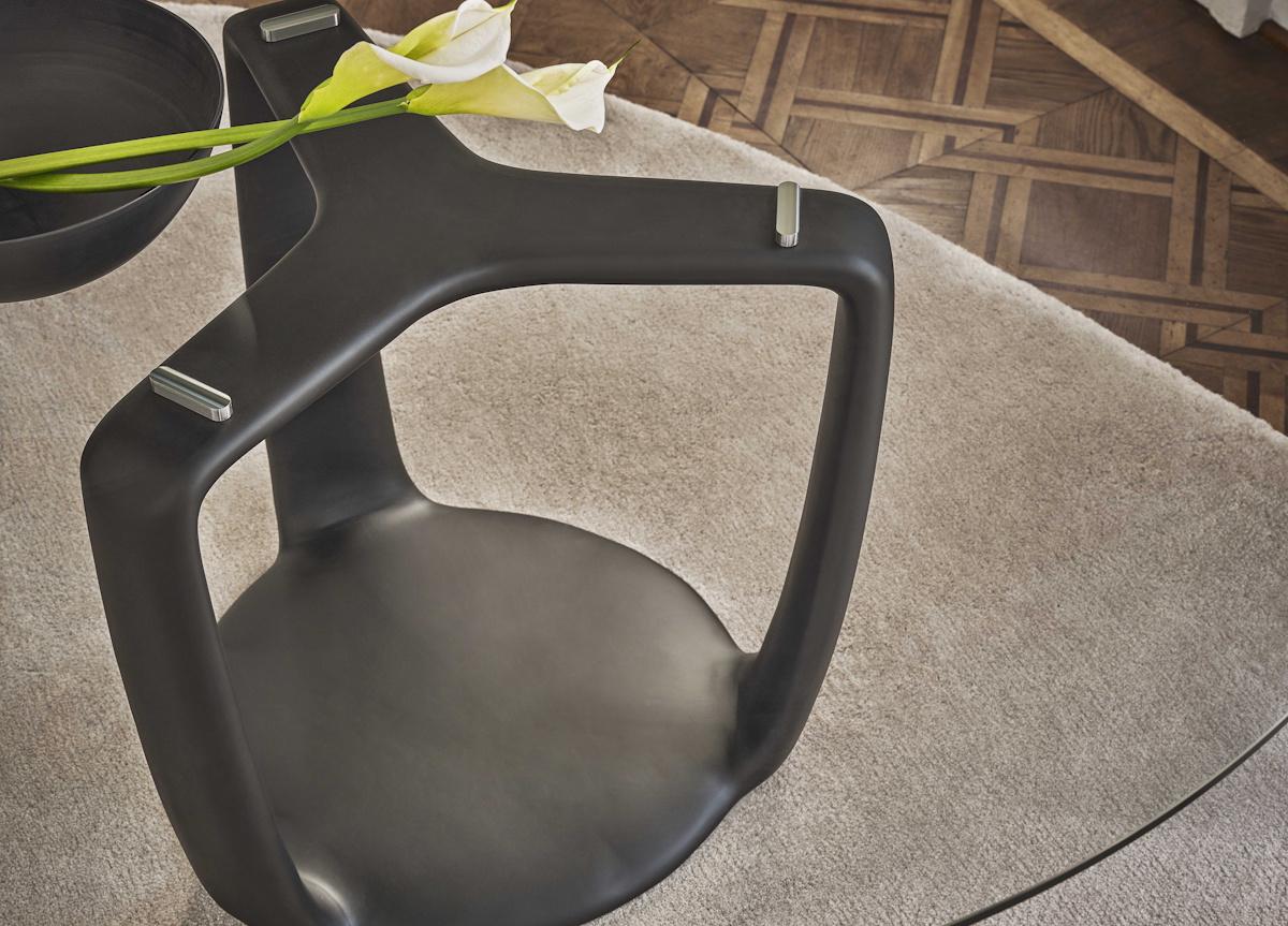 Porada Saddle Round Dining Table