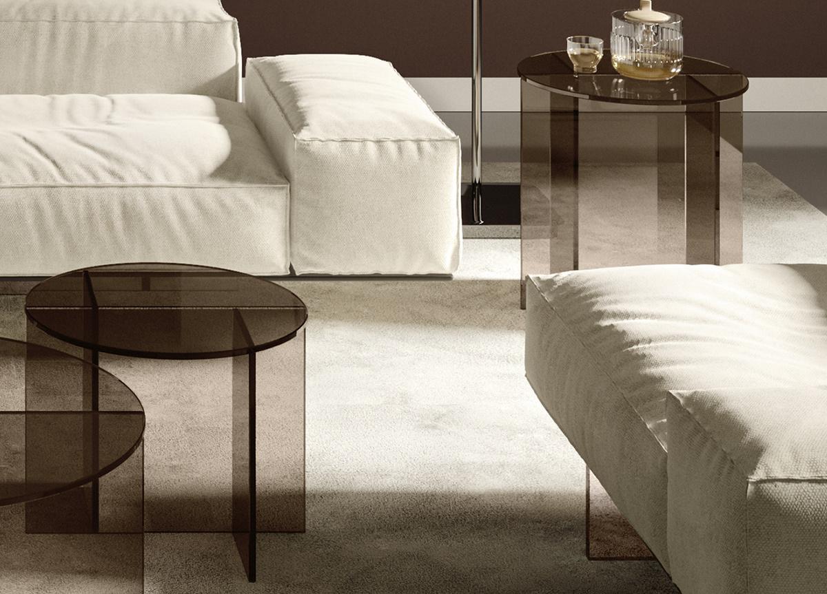 Tonelli Sestante Round Side Table