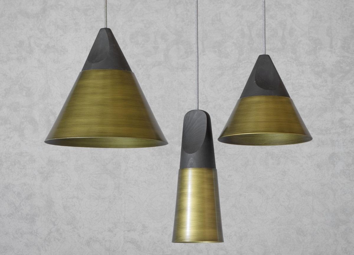 Miniforms Slope Pendant Light in Bronze or Copper
