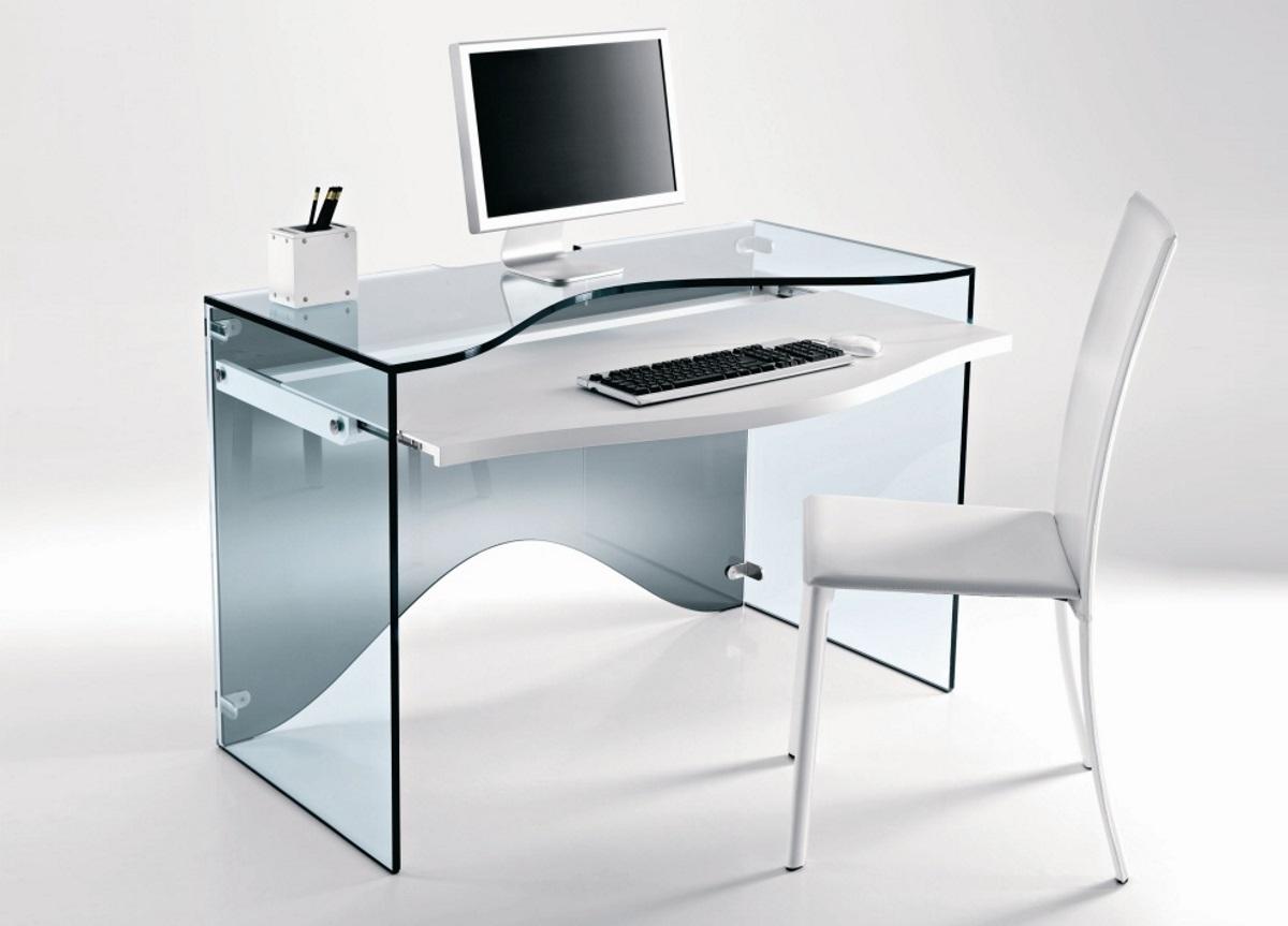 Go Modern Ltd Home Office Furniture Tonelli Strata Glass Desk