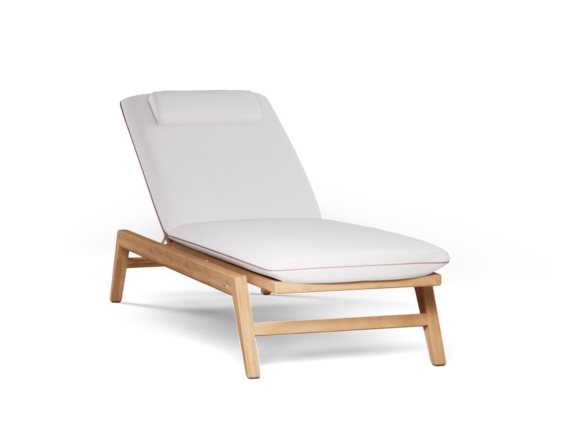 Manutti Sunrise Sun Lounger in Teak